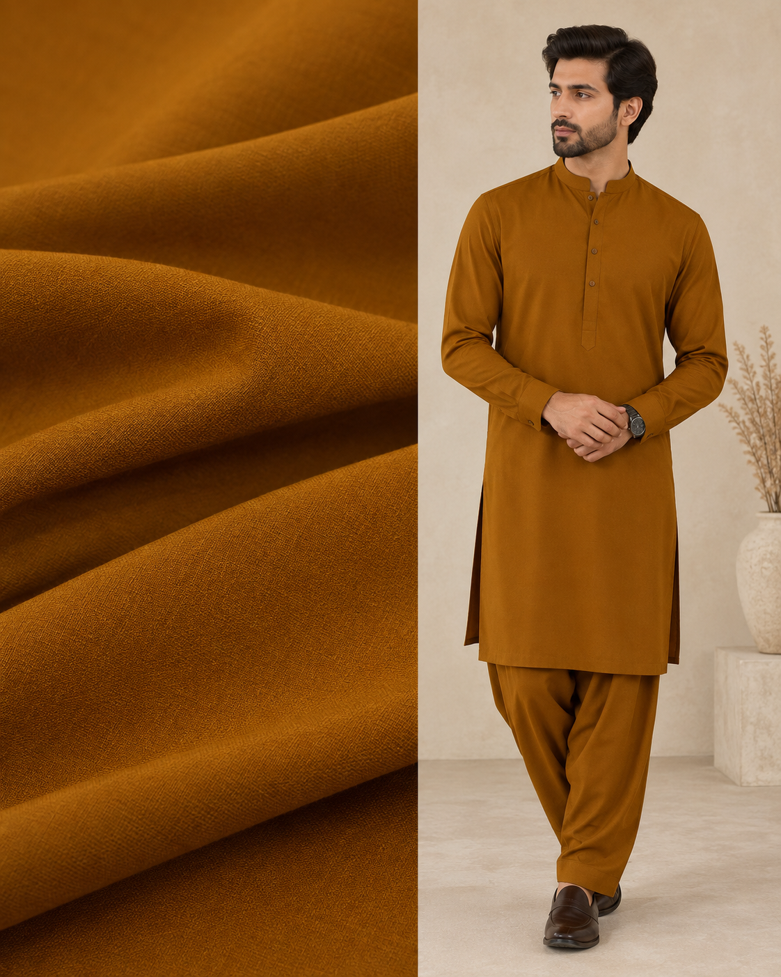Butter Cake-Premium Wash&Wear Fabric