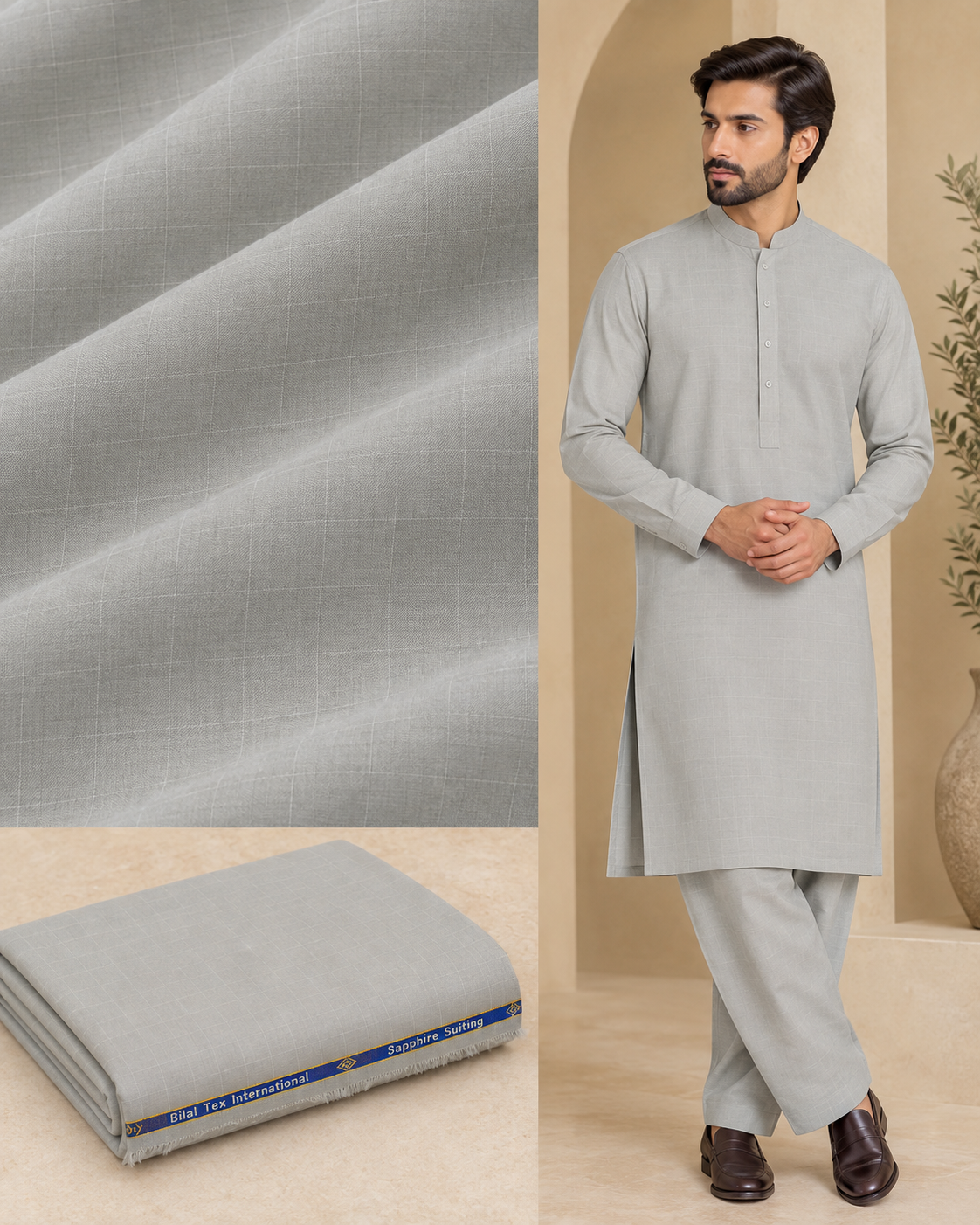 Sapphire – Premium Wash & Wear Unstitched Fabric