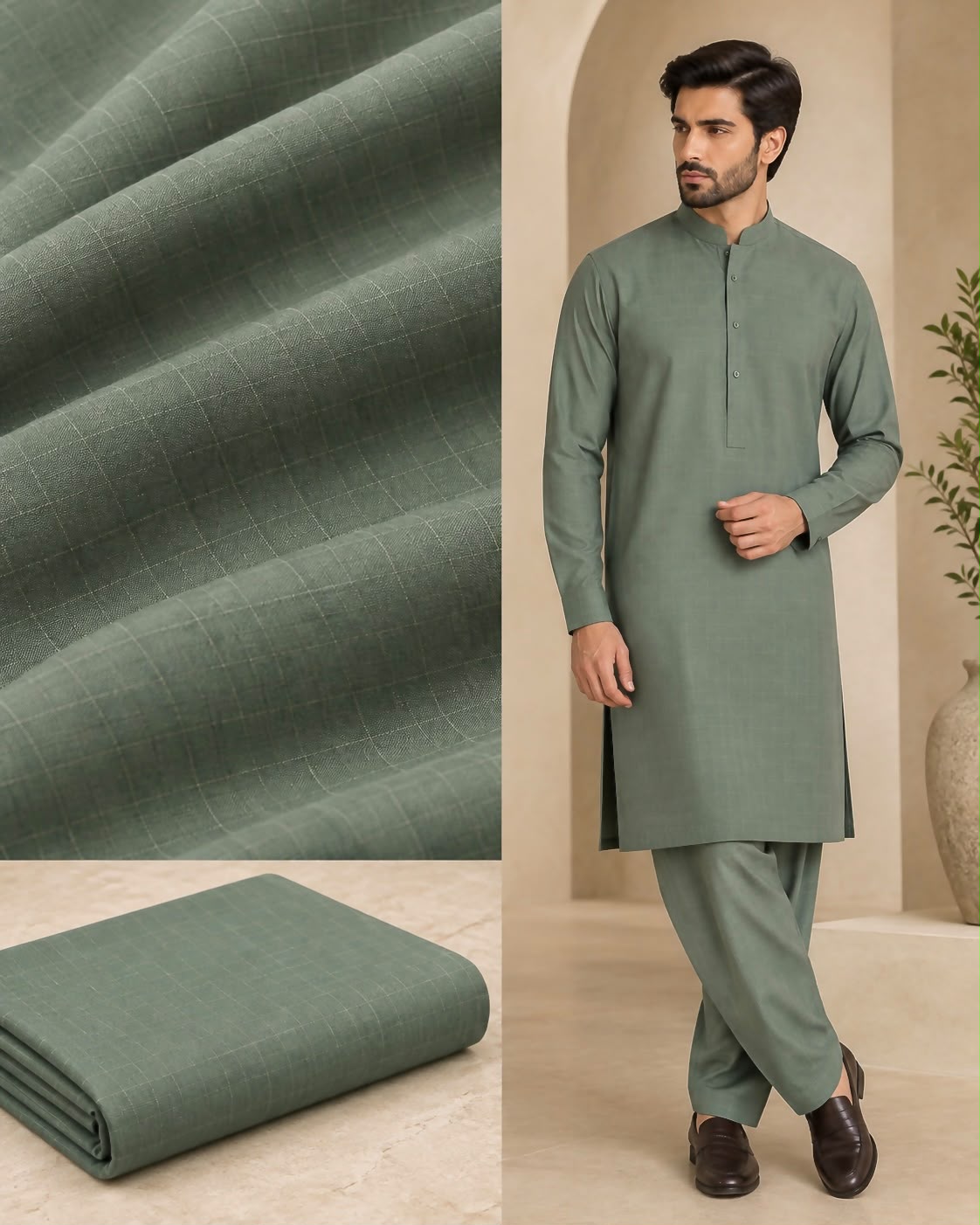 Sapphire – Premium Wash & Wear Unstitched Fabric