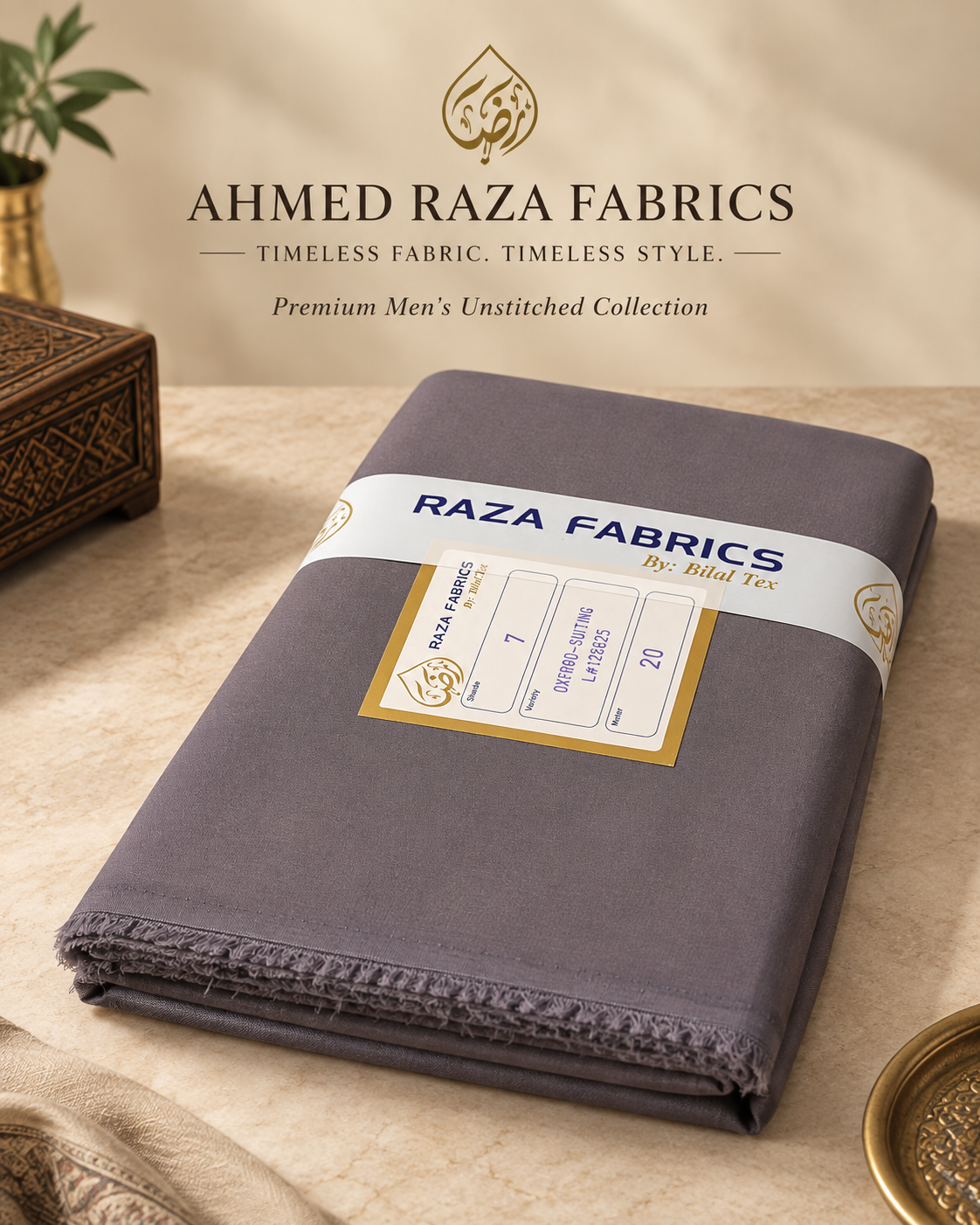 Oxford Wash & Wear – Premium Unstitched Shalwar Kameez | Colour 14
